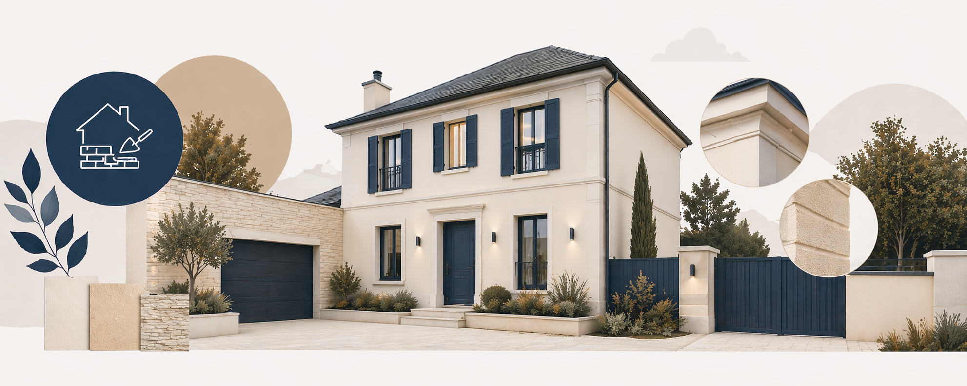 Illustration façades et extérieurs